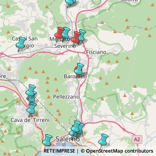 Mappa Via Cutinelli, 84081 Baronissi SA, Italia (6.4025)
