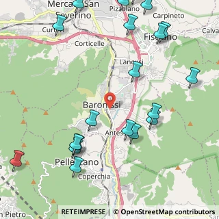 Mappa Via Cutinelli, 84081 Baronissi SA, Italia (3.0075)