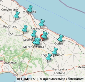 Mappa Via IV Novembre, 72014 Cisternino BR, Italia (12.21917)