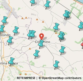 Mappa Via IV Novembre, 72014 Cisternino BR, Italia (5.5885)
