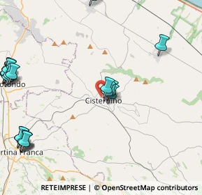 Mappa Via IV Novembre, 72014 Cisternino BR, Italia (6.4075)
