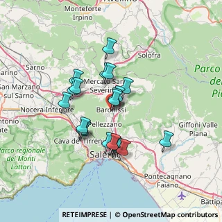Mappa Via Cappella, 84081 Baronissi SA, Italia (6.0925)