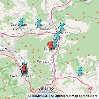 Mappa Via Giuseppe Verdi, 84081 Baronissi SA, Italia (5.14846)