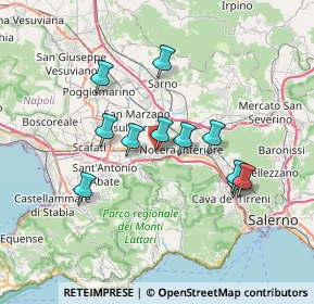 Mappa Via D. Ammaturo, 84016 Pagani SA, Italia (6.61636)