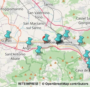 Mappa Via D. Ammaturo, 84016 Pagani SA, Italia (4.93643)