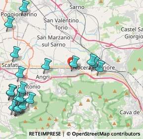 Mappa Via D. Ammaturo, 84016 Pagani SA, Italia (6.4845)