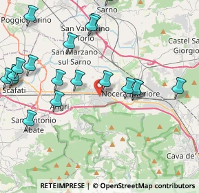 Mappa Via D. Ammaturo, 84016 Pagani SA, Italia (5.3915)