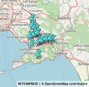 Mappa Via D. Ammaturo, 84016 Pagani SA, Italia (8.82235)