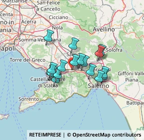 Mappa Via D. Ammaturo, 84016 Pagani SA, Italia (10.10176)