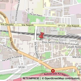 Mappa Via Nicola Bruni Grimaldi, 102, 84014 Nocera Inferiore, Salerno (Campania)