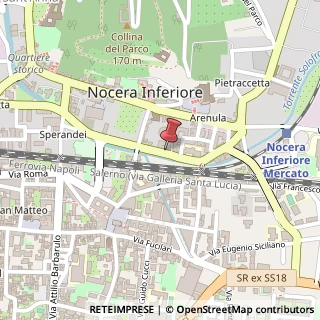 Mappa Via Raffaele Pucci, 17, 84014 Nocera Inferiore, Salerno (Campania)