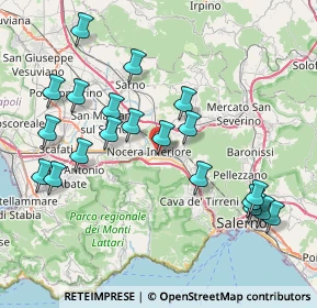 Mappa Via Giovio Paolo, 84014 Nocera Inferiore SA, Italia (9.124)