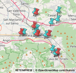 Mappa Via Giovio Paolo, 84014 Nocera Inferiore SA, Italia (3.62118)