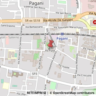 Mappa Via piave 31, 84010 Pagani, Salerno (Campania)