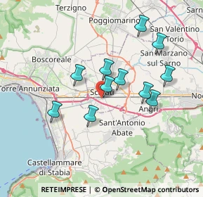 Mappa Via d'Amaro, 84018 Scafati SA, Italia (3.36545)