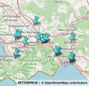 Mappa Via Paolo Giovio, 84014 Nocera Inferiore SA, Italia (7.8685)