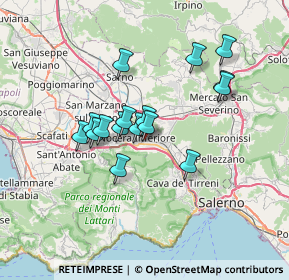 Mappa Via Paolo Giovio, 84014 Nocera Inferiore SA, Italia (5.99688)