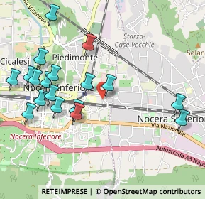 Mappa Via Paolo Giovio, 84014 Nocera Inferiore SA, Italia (1.21556)