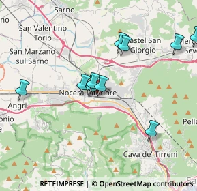 Mappa Via Paolo Giovio, 84014 Nocera Inferiore SA, Italia (3.68636)