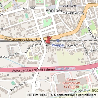 Mappa Via Sant'Abbondio, 69, 80045 Pompei, Napoli (Campania)