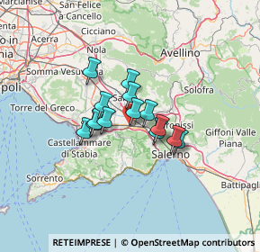 Mappa Via Carmine Buonoscontro, 84014 Nocera Inferiore SA, Italia (8.83357)