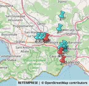 Mappa Via Carmine Buonoscontro, 84014 Nocera Inferiore SA, Italia (5.80083)