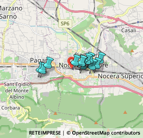 Mappa Via Carmine Buonoscontro, 84014 Nocera Inferiore SA, Italia (1.07083)