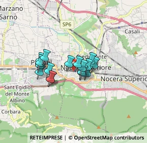 Mappa Via Carmine Buonoscontro, 84014 Nocera Inferiore SA, Italia (1.20882)