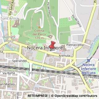 Mappa Piazza San Antonio, 10, 84014 Nocera Inferiore, Salerno (Campania)