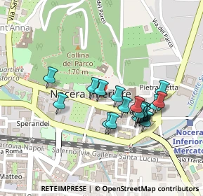 Mappa Piazza Zanardelli, 84014 Nocera Inferiore SA, Italia (0.21)