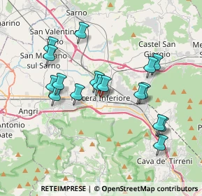 Mappa Piazza Giuseppe Zanardelli, 84014 Nocera inferiore SA, Italia (3.78235)