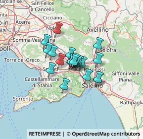 Mappa Piazza Giuseppe Zanardelli, 84014 Nocera inferiore SA, Italia (8.1365)