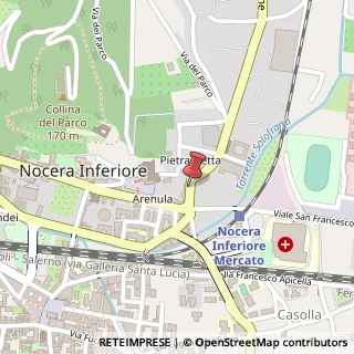 Mappa Via Federico Ricco, 50, 84014 Nocera Inferiore, Salerno (Campania)