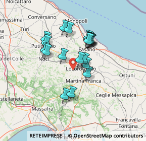 Mappa Monaci, 74015 Martina Franca TA, Italia (11.801)