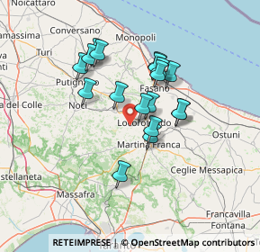 Mappa Monaci, 74015 Martina Franca TA, Italia (11.90167)