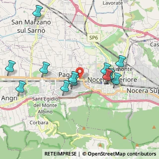 Mappa Via Alcide de Gasperi, 70015 Pagani SA, Italia (2.17)