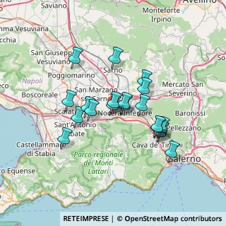 Mappa Via Alcide de Gasperi, 70015 Pagani SA, Italia (6.222)