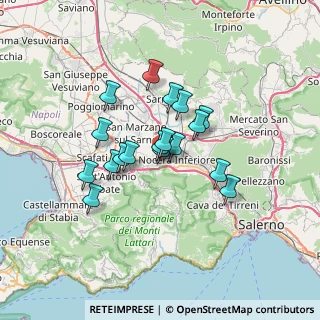 Mappa Via Alcide de Gasperi, 70015 Pagani SA, Italia (5.49833)