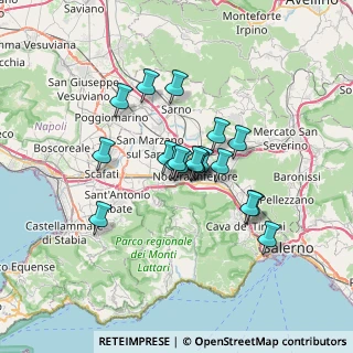 Mappa Via Alcide de Gasperi, 70015 Pagani SA, Italia (5.22421)