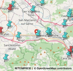 Mappa 84016 Pagani SA, Italia (6.73579)