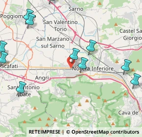 Mappa 84016 Pagani SA, Italia (5.87182)