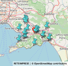 Mappa 84016 Pagani SA, Italia (10.90278)