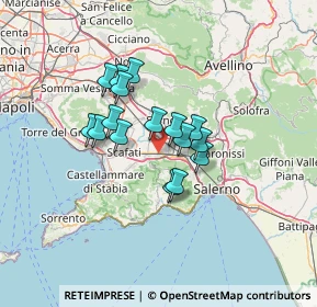 Mappa 84016 Pagani SA, Italia (10.28063)