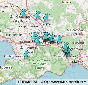 Mappa Via Barbazzano, 84016 Pagani SA, Italia (5.9025)
