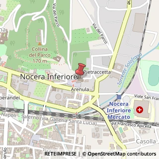 Mappa Piazza San Antonio, 14, 84014 Nocera Inferiore, Salerno (Campania)