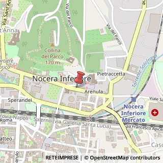 Mappa Via Giovan Battista Castaldo, 17, 84014 Nocera Inferiore, Salerno (Campania)