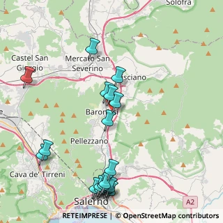 Mappa Via Guglielmo Oberdan, 84081 Baronissi SA, Italia (5.555)