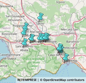 Mappa Via Napoli, 84014 Nocera Inferiore SA, Italia (5.83714)