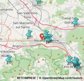 Mappa Via Napoli, 84014 Nocera Inferiore SA, Italia (5.8025)