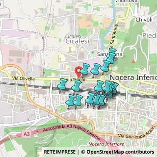 Mappa Via Alberto Galizia, 84014 Nocera Inferiore SA, Italia (0.436)